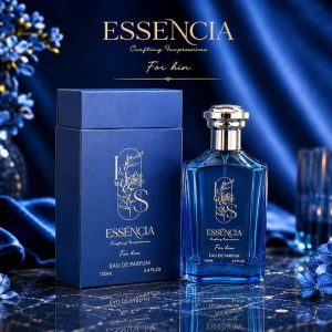 Essencia I&S blue eau de parfum for him banner